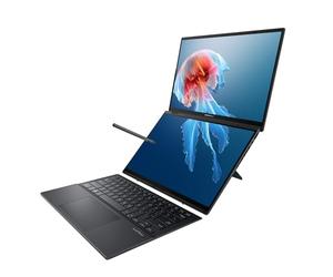 ASUS Ordinateur Portable Zenbook Duo, Double écran Tactile OLED 3K 120 Hz, certifié Intel Evo, processeur Intel Core Ultra 9 185H, Carte Graphique Intel Arc, 32 Go de RAM, 1 to SSD, Windows 11, Gris