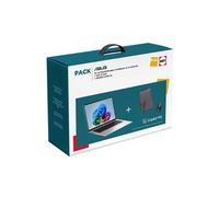Asus Pack Vivobook 14 14S1407QA-BRUN078W 14'' 60Hz Copilot+ Snapdragon X 16 Go RAM 512 Go SSD Gris + Sac à dos + Souris sans fil