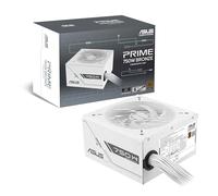 ASUS Prime 750 W Bronze White Edition (certifié 80 Plus Bronze, Alimentation ATX Non modulaire, câble gainé gravé, Double roulement à Billes, Garantie 6 Ans)