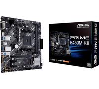 Asus PRIME B450M-K II Carte mère Socket (PC) AMD AM4 Facteur de forme (détails) Micro-ATX Chipset de la carte mère AMD® B450