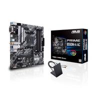 ASUS Prime B550M-A AC AMD AM4 (3ème génération Ryzen Micro ATX carte mère PCIe 4.0, WiFi, mémoire ECC, 1 Go LAN, HDMI 2.1/D-Sub, 4 K @ 60 Hz, en-tête RGB Adressable Gen 2 et Aura Sync)