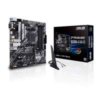 ASUS PRIME B550M-A (WI-FI) - Carte mère AMD B550 (Ryzen AM4) micro ATX, 2x M.2, PCIe 4.0, DDR4 4400, Wi-Fi 6 Intel, Ethernet 1Gb, HDMI/D-Sub/DVI, USB 3.2 Gén. 2 Type-A, Aura Sync RGB