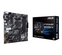 ASUS PRIME B550M-K - Carte-mère - micro ATX - Socket AM4 - AMD B550 Chipset - USB 3.2 Gen 1, USB 3.2 Gen 2 - Gigabit LAN - carte graphique embarquée (unité centrale requise) - audio HD (8 canaux)