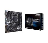 ASUS PRIME B550M-K - Carte-mère - micro ATX - Socket AM4 - AMD B550 Chipset - USB 3.2 Gen 1, USB 3.2 Gen 2 - Gigabit LAN - carte graphique embarquée (unité centrale requise) - audio HD (8 canaux)