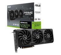 ASUS Prime GeForce RTX 5060 Ti 8GB GDDR7 OC Edition The SFF-Ready (PCIe 5.0, 8GB GDDR7, HDMI/DP 2.1, 2.5-Slot, Axial-Tech Fans, Dual BIOS)