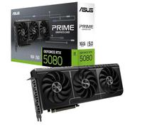 ASUS Prime GeForce RTX 5080 16GB GDDR7 Carte Graphique Gaming | PCIe 5.0, SFF-Ready, HDMI/DP 2.1, 2.5-slot, Axial-tech Fans, Vapor Chamber, Dual BIOS