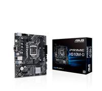 ASUS PRIME H510M-D Carte mère Intel H510 LGA 1200 mATX (PCIe 4.0, M.2 slot, Ethernet Intel 1 Gb, HDMI, D-Sub, USB 3.2 Gen 1 Type-A, SATA 6 Gbs, connecteur COM, LPT et RGB, FAN Xpert, Armoury Crate)