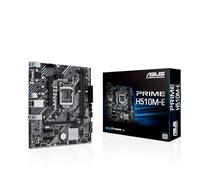ASUS PRIME H510M-E Carte mère Intel H510 LGA 1200 mATX (PCIe 4.0, M.2 slot, Ethernet Intel 1 Gb, DisplayPort, HDMI, D-Sub, USB 3.2 Gen 1 Type A, SATA 6 Gbs, connecteur COM et RGB)