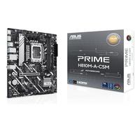 ASUS PRIME H810M-A-CSM, carte mère Intel mATX, 6+1+1+1 phases d'alimentation, emplacement DDR5, PCIe 4.0, 2 emplacements M.2, Ethernet Intel 16 Go, DisplayPort, HDMI, USB-A 10 Gbps, USB-C 5 Gbps, noir