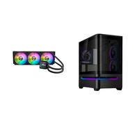 ASUS Prime LC 360 ARGB Refroidisseur de Liquide pour CPU Tout-en-Un + Prime AP202 ARGB (Noir) Boîtier PC mATX