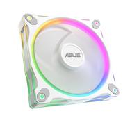 ASUS Prime MR120 ARGB (Blanc) - Ventilateurs de boîtier (120mm PWM, 20 ARGB LED, Vitesse du Ventilateur de 1600 TR/Min, débit d'air de 58 CFM, Cadre de 28 mm d'épaisseur, Aura SY RGB)