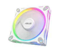 ASUS PRIME MR120 ARGB REVERSE (Blanc) - Ventilateurs de boîtier (120mm PWM, 20 ARGB LED, vitesse du ventilateur de 1600 tr/min, débit d'air de 58 CFM, cadre de 28 mm d'épaisseur, Aura Sy RGB)