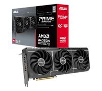 ASUS Prime Radeon RX 9070 OC Edition 16 Go GDDR6 Evo Carte Graphique de Jeu (AMD Radeon RX9070, PCIe 5.0, 1 x HDMI 2.1b, 3 x DisplayPort 2.1a, Design 2,5 emplacements, PRIME-RX9070-O16G-EVO)