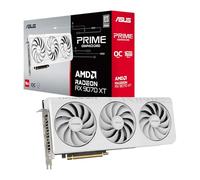 Asus Prime Radeon RX 9070 XT 16GB OC White - PRIME-RX9070XT-O16G-WHITE - Carte graphique AMD