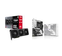 ASUS Prime Radeon RX 9070 XT OC Edition Carte Graphique Gaming + ROG Strix B550-A Gaming Carte mère AMD Ryzen AM4 ATX