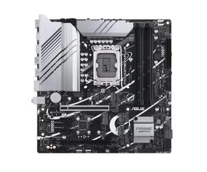 ASUS Prime Z790M-Plus LGA 1700 (Intel 14e, 12e et 13e générations) Carte mère microATX (PCIe 5.0, 3 emplacements M.2, 10 + 1 DrMOS, DDR5, 1 Go LAN, DP, USB 3.2 Gen2 Type-C, USB 3.2 Gen 1 TypeC,