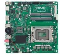 ASUS Pro H610T-CSM - Carte-mère - mini ITX - Socket LGA1700 - H610 Chipset - USB 3.2 Gen 2, USB 3.2 Gen 1 - Gigabit LAN - carte graphique embarquée (unité centrale requise) - audio HD (8 canaux) G