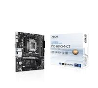 ASUS Pro H810M-CT-CSM Carte mère Micro-ATX mATX Intel H810 Business Processeurs Intel Core Ultra (Series2) Ready, DDR5, M.2, HDMI avec sécurité améliorée, fiabilité, facilité de Gestion et de