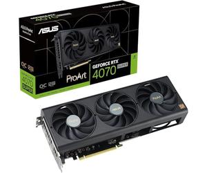 ASUS ProArt GeForce RTX 4070 Super 12 Go GDDR6X OC Edition Carte Graphique de Jeu (Nvidia RTX4070 Super DLSS 3, PCIe 4.0, 1 x HDMI 2.1a, 3 x DisplayPort 1.4a, Logiciel IA, PROART-RTX4070S-O12G)