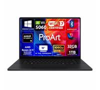 ASUS ProArt P16 OLED H7606WM, 16" 4K OLED Touch, AMD Ryzen AI 9 HX 370, 32 Go RAM DDR5, Nvidia RTX 5060, 1 To SSD, Win 11 Home, Wi-Fi 7, BT5.4