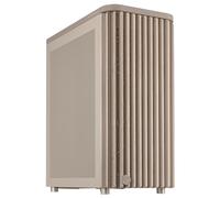 ASUS ProArt PA401 Beige - Boîtier PC Moyen Tour ATX, Mesh Bois, 2x160mm Avant, 1x120mm Arrière, USB 3.2 Gen 1/Gen 2x2, Baies 2.5/3.5"