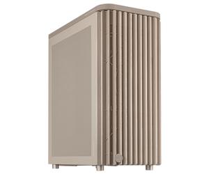 ASUS ProArt PA401 Beige - Boîtier PC Moyen Tour ATX, Mesh Bois, 2x160mm Avant, 1x120mm Arrière, USB 3.2 Gen 1/Gen 2x2, Baies 2.5/3.5"