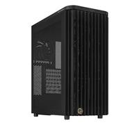 ASUS ProArt PA401 Wood Edition, châssis ATX avec Panneau en Maille, Compatible avec GPU jusqu'à 314 mm, Compatible avec radiateurs de 240 mm, Deux Ventilateurs de 160 mm, Support PSU Amovible