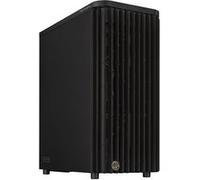ProArt PA401 Metal PWM Black ATX Mid-Tower Case (Dual 160mm Ring Fan Blades, Left-Side Panel Lock, Power and Reset Button Lock, Detachable PSU Bracket)
