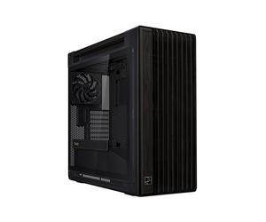 ASUS ProArt PA602 Wood Edition : Boîtier PC Midi Tower Noir, ATX/DTX/EATX/micro ATX/Mini-ITX, 4x 3.5", 8x 2.5", USB 3.2 Gen 1/USB Type-C, 2x200mm & 1x140mm, Refroidisseur CPU 190mm, GPU 450mm