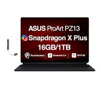 ASUS ProArt PZ13 Ordinateur portable 2 en 1 alimenté par l'IA Écran tactile AMOLED 2,8 K 13,3" (Qualcomm Snapdragon X Plus X1P-42-100, 16 Go LPDDR5X, Win 11 Pro) avec MS 365 Personnel, extension de