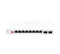 ASUS QG-U1080, commutateur Non géré 5 Ports 2,5 G et 2 Ports 10 G SFP+, Prend en Charge 4 Modes intelligents, concentrateur réseau Domestique, répartiteur Ethernet de Bureau, Plug and Play