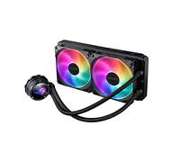 ASUS Refroidisseur de processeur liquide tout-en-un ROG Strix LC II 280 ARGB (AIO) avec prise en charge Aura Sync, AMD AM4/TR4 et Intel LGA 1150/1151/1155/1156/1200/2066, deux ventilateurs de
