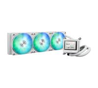 ASUS Refroidisseur liquide All-in-One MAX LC 360 ARGB LCD White Edition, radiateur 394mm, 3 ventilateurs 120mm (0-2500RPM, 70.88 CFM), sockets LGA 1700/1851, AM4/AM5