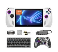 ASUS ROG Ally Ensemble 7 en 1 de jeu portable avec écran tactile de 7" 120 Hz FHD 1080p AMD Ryzen Z1 Extreme, contrôleur professionnel sans fil Zero-Kirin, concentrateur, clavier et souris