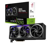 ASUS ROG Astral GeForce RTX 5090 32GB GDDR7 - Carte Graphique Gaming (PCIe 5.0, HDMI, Display 2.1, 3.8 Slot, 4 Ventilateurs axiaux, Pad Thermique GPU)