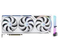 ASUS ROG Astral GeForce RTX 5090 White OC Edition GPU, 32 Go GDDR7, 3352 AI Tops, DLSS 4, 512 bits, DP 2.1b x3, HDMI 2.1b x2, AI Content Creation, LLM Inférence, avec support GPU