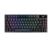 ASUS ROG Azoth 75 % Wireless DIY Custom Gaming Keyboard, OLED Display, Gasket-Mount, Three-Layer Dampening, Hot-Swappable Pré-lubed ROG NX Blue Switches & Keyboard Stabilizers, ABS Keycaps, RGB-Black