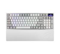 ASUS ROG Azoth 96 HE Clavier de jeu sans fil à effet Hall - 96 % pleine grandeur, trimode, interrupteur magnétique remplaçable à chaud, déclenchement rapide, prise de vitesse, interrogation 8K Hz