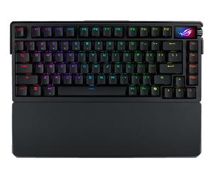 ASUS ROG Azoth Extreme clavier Gaming USB + RF Wireless + Bluetooth QWERTZ Français Noir