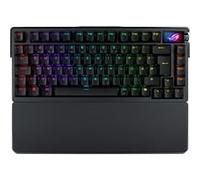ASUS ROG Azoth Extreme Clavier de Jeu 75% (Disposition QWERTZ, commutateurs mécaniques ROG NX, écran Tactile OLED, Triple Bouton de contrôle, sans Fil Via Bluetooth, 2,4 GHz RF sans Fil, USB,