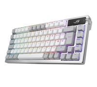 ASUS ROG Azoth tastiera Gaming USB + RF Wireless + Bluetooth Bianco (ASUS ROG Azoth White 75 Wireless DIY Custom Gaming Keyboard) - Versione UK
