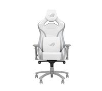 ASUS ROG Chariot X Core Chaise de Gaming (appuie-tête réglable, accoudoirs 4D, Mousse à mémoire de Forme, Cuir PU de qualité supérieure, vérin à gaz Classe 4) Blanc