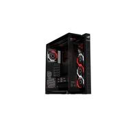 ASUS ROG CRONOX - Boîtier PC panoramique EATX, Module d'écran LCD Pliable de 9,2 Pouces, Noir