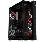 ASUS ROG CRONOX - Boîtier PC panoramique EATX, Module d'écran LCD Pliable de 9,2 Pouces, Noir