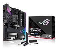ASUS ROG Crosshair VIII Extreme AMD AM4 X570/X570S EATX Carte mère de Jeu (PCIe 4.0, Refroidissement Passif PCH, 5 emplacements M.2, Wi-FI 6E, OLED 2", connecteur de Panneau Avant USB, LAN 10 Go et