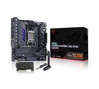 ASUS ROG CROSSHAIR X670E GENE - Carte mère gaming AMD Ryzen AM5 mATX (PCIe 5.0, DDR5, 16+2 phases d'alimentation, USB 3.2 Gen 2x2 avec Quick Charge 4+, USB4, Wi-Fi 6E)