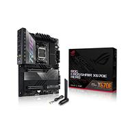ASUS ROG CROSSHAIR X670E HERO - Carte mère gaming AMD Ryzen AM5 ATX (PCIe 5.0, DDR5, 18+2 phases d'alimentation, 5 x M.2, USB 3.2 Gen 2x2 avec Quick Charge 4+, USB4, Wi-Fi 6E)