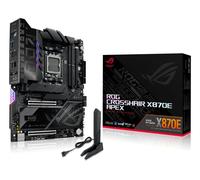 ASUS ROG Crosshair X870E Apex, Carte mère ATX, 18+2+2 étages d'alimentation, Fente DDR5, Trois PCIe 5.0, Deux PCIe 4.0 M.2, Ports USB4, Wi-FI 7, Ethernet, AI Overclocking, PCIe Q-Release Slim, Noir