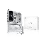 ASUS ROG Crosshair X870E Glacial, Carte mère AMD E-ATX, 24+2+2 Phases de Puissance, emplacements DDR5, Deux safeSlots PCIe® 5.0 x16, Sept Slots M.2, Dual Realtek 10G Ethernet, AI Cache Boost, Full