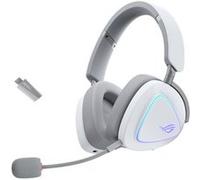 ASUS ROG Delta II - Micro-casque - circum-aural - fréquence/Bluetooth radio de 2,4 GHz - sans fil - jack 3,5mm